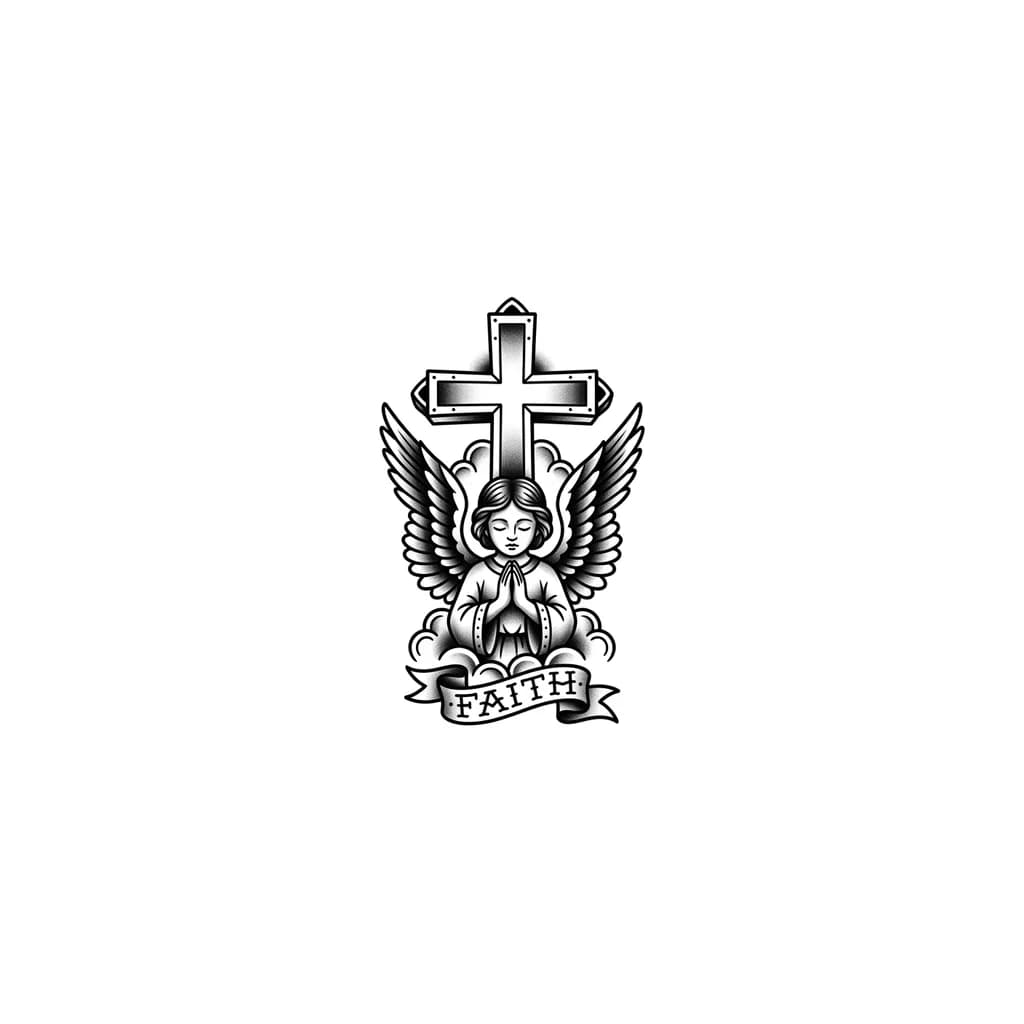Angel Tattoo тату эскиз