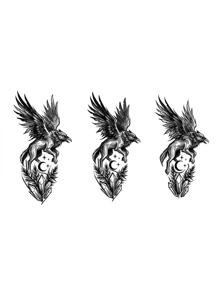 Necesito una idea de tatuaje para el brazo, que no sea nada como una manga. La idea es que yo tengo un tatuaje chiquito cerca de la muñeca por la zona del meñique, y otro en el interior del brazo casi en el pliegue del codo, me gustaria que el tatuaje sea cruzado entre medio de esos dos. 