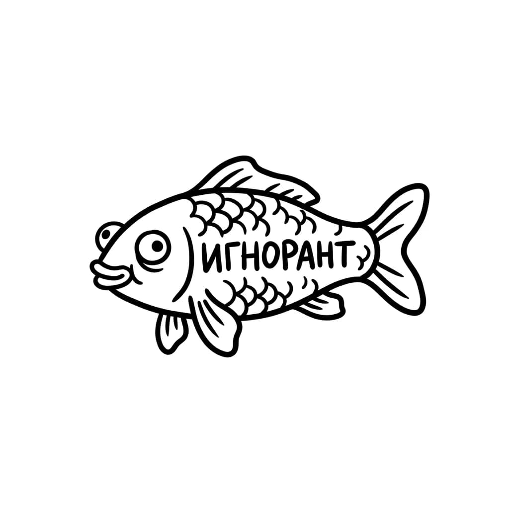 Koi Fish Tattoo Игнорант