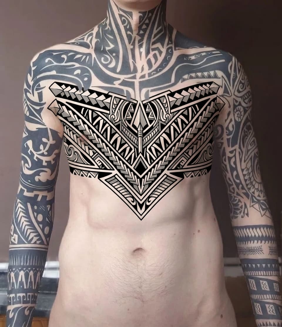 Chest Tattoo тату эскиз