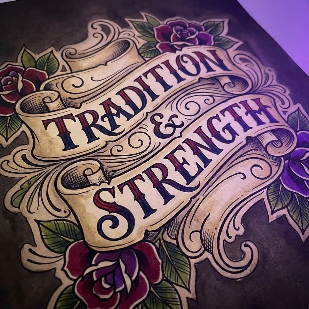 Traditional banner