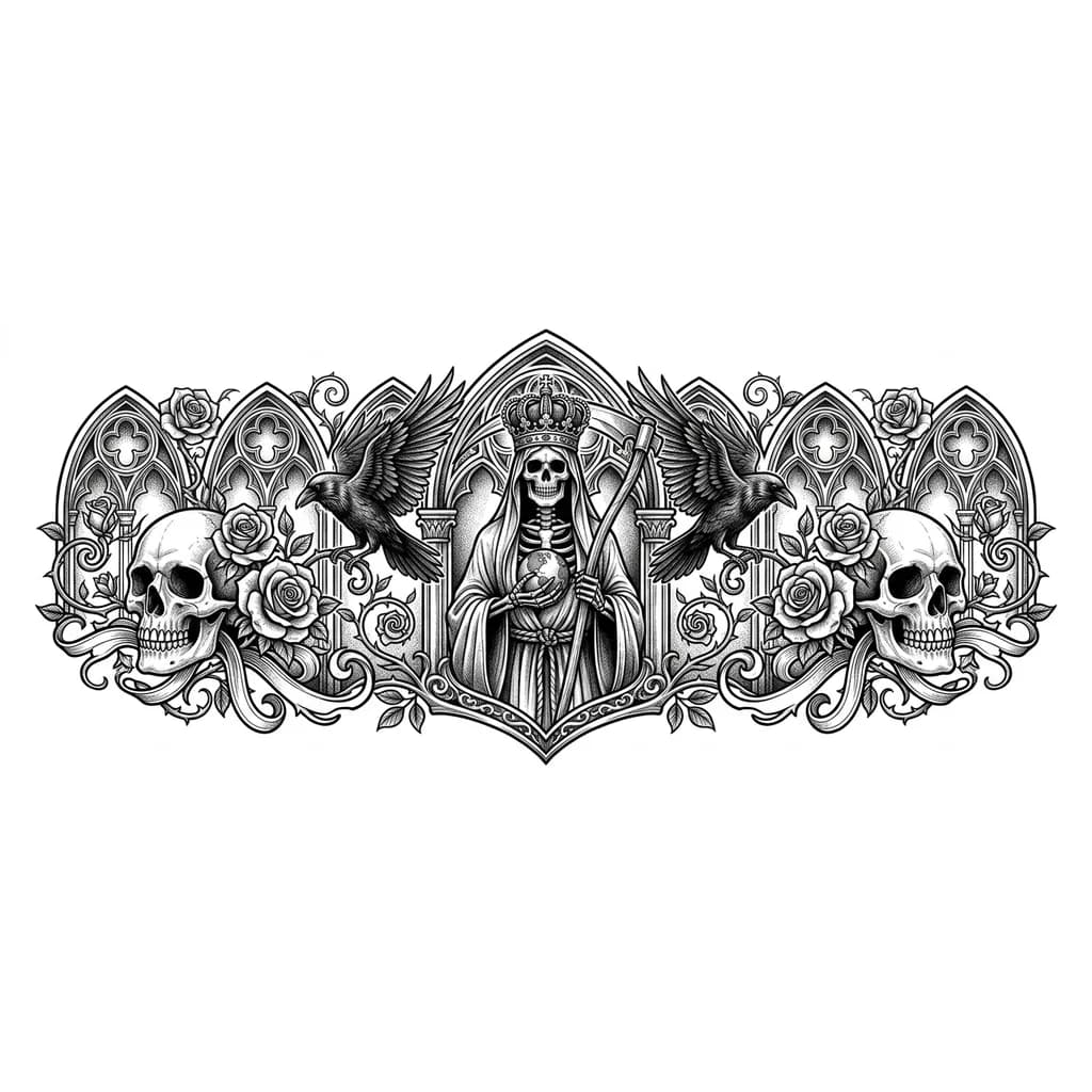 Santa muerte imponente