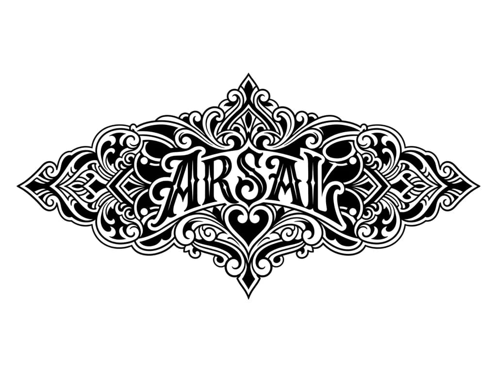 Arsal with heart and love
