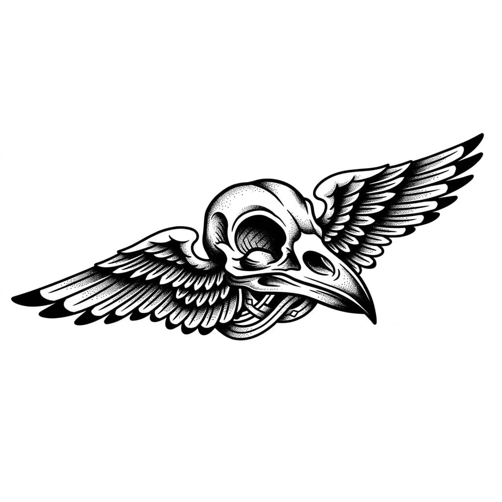 Skull Tattoo тату эскиз
