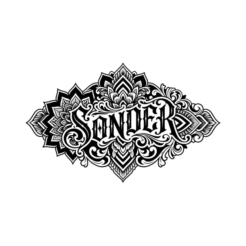 The word “sonder ” more aesthetic look