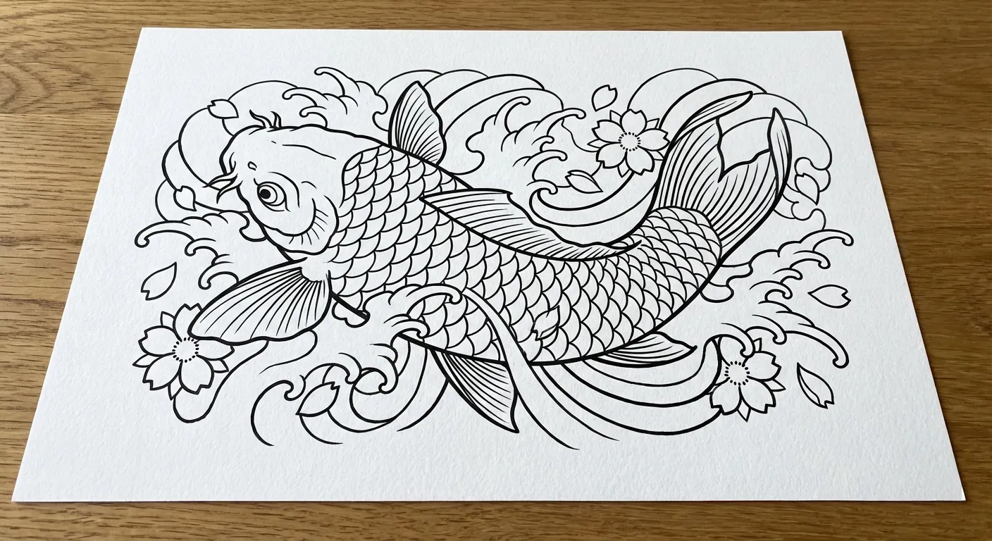 Japanese koi
